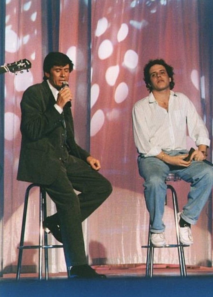 Giuseppe milici con Gianni Morandi